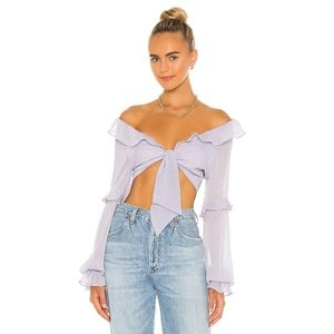 Majorelle Stay Sweet Top in Periwinkle